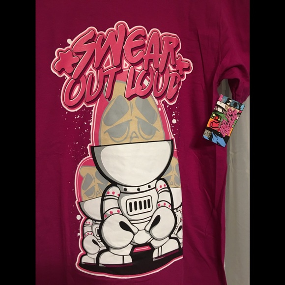 Astros Tee Shirt/ Swear Out Loud Apparel - Picture 3 of 7